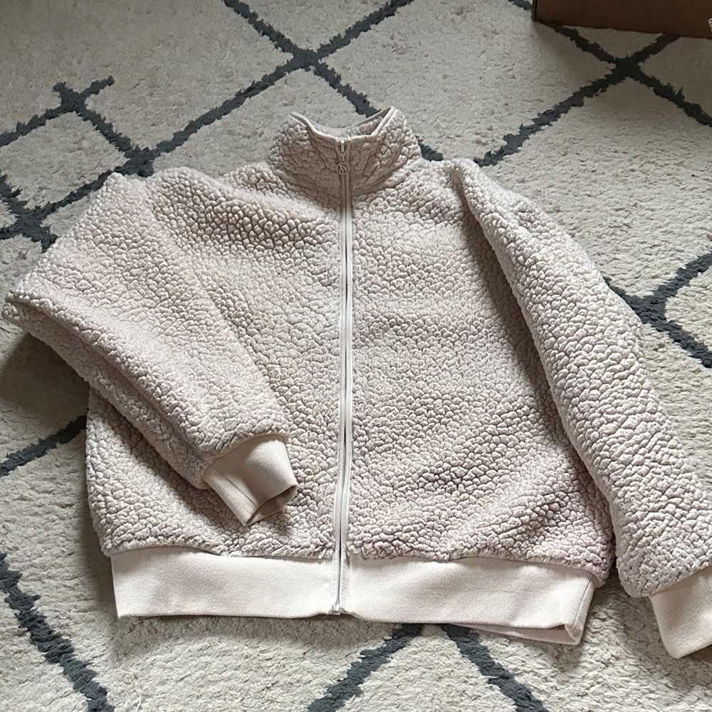 Cozy Fleece Full-Zip Mock Neck Jacket